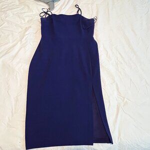 Express Navy Purple Sheath Dress